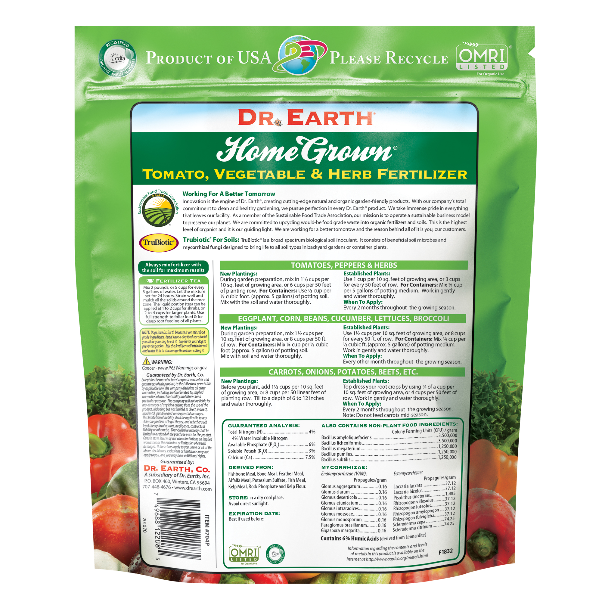 Image of Dr. Earth Tomato Fertilizer